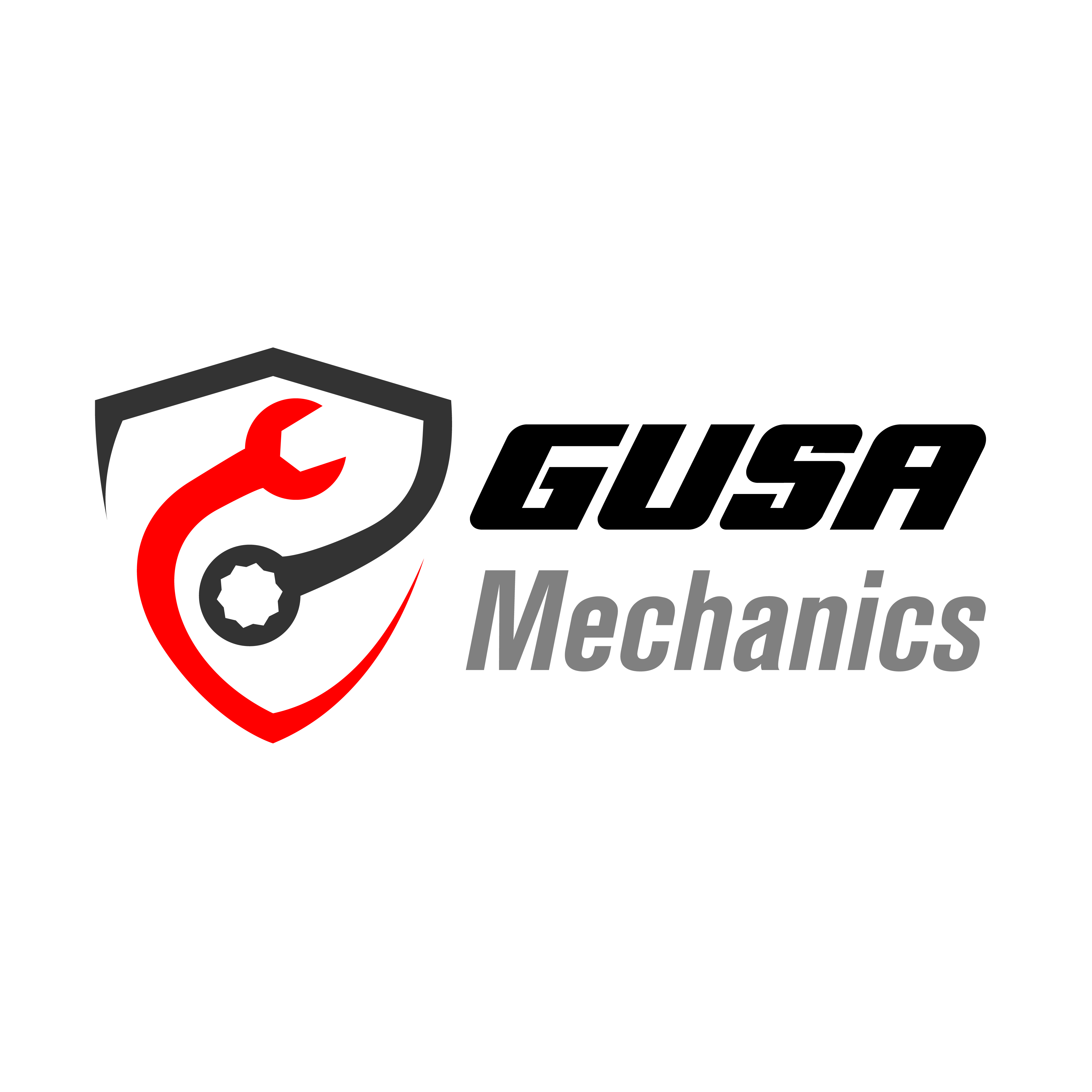 GUSA Mechanics logo. Somos una comercializadora de autopartes para todo tipo de automóvil y para cualquier marca.